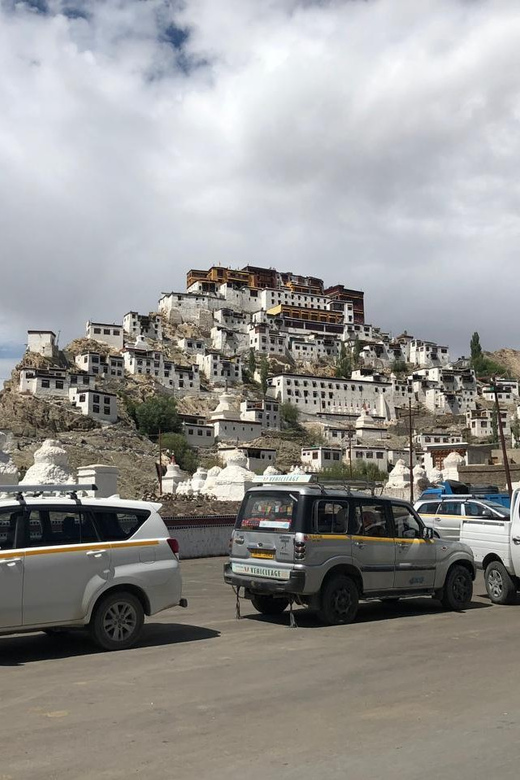 Overnight Pangong Tour From Leh With Thiksey & Shey Palace - The road from Leh to Chang La Pass