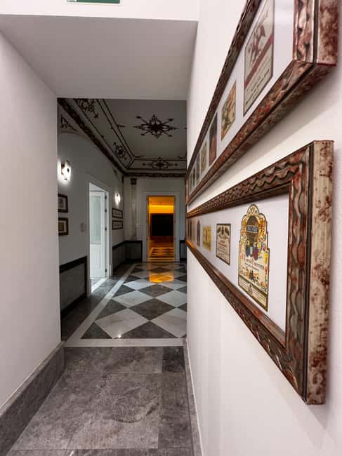 Palacio San Dionisio - Sherry Wine Museum - The four-sherry tasting at the end