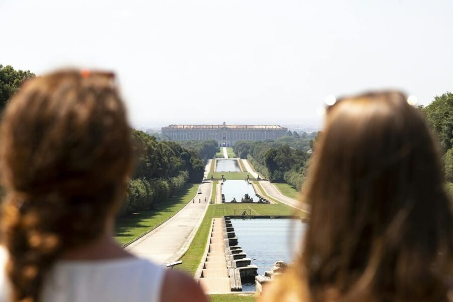 Private Caserta Royal Palace and Gardens Tour inc. Shuttle - The Grand Staircase and the palace route
