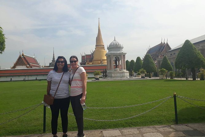 Private Grand Palace Bangkok City Tour & Klong Longtail Boat Trip - Wat Arun from the river and shore