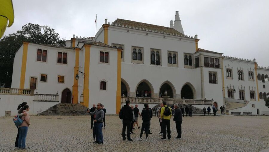 Private Half Day tour Sintra Pena Palace & Initiantion Well - Walking down Quinta da Regaleira’s Initiation Well