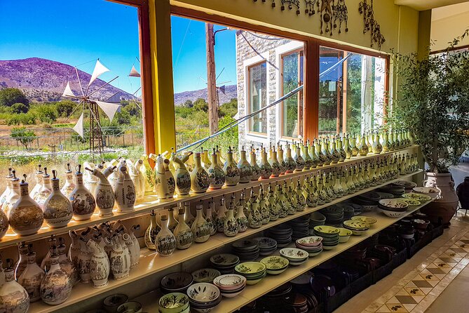 Private Tour of Crete with Knossos Palace and Lassithi Plateau - Ceramics at Family Pitarokilis
