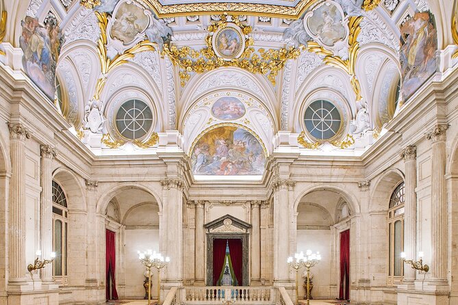 Royal Palace of Madrid Early Entrance Tour Skip-The-Line Ticket - The Grand Staircase and first royal rooms