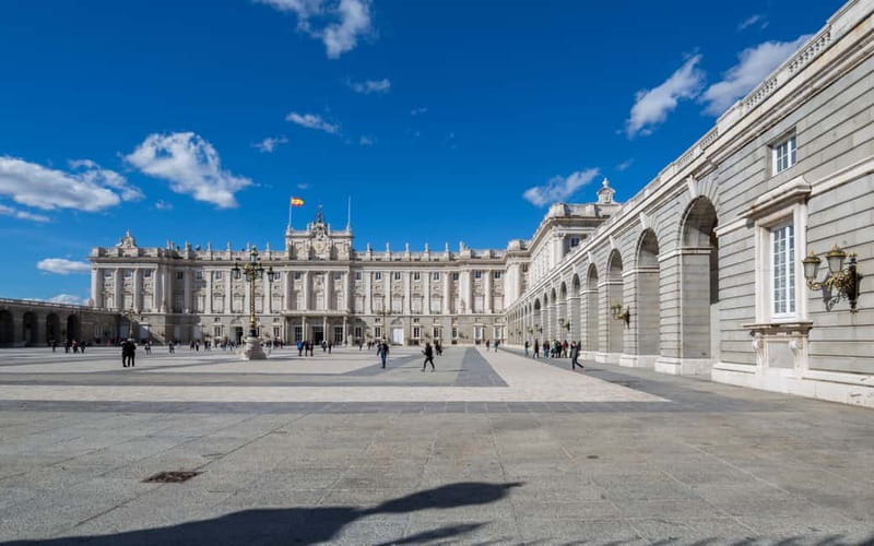 Royal Palace of Madrid: Private tour with entrance included - Sabatini Gardens beside the north facade