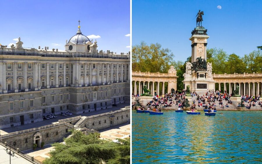 Royal Palace of Madrid Skip-the-Line and Retiro Park Tour - Retiro Park from Puerta de la Independencia