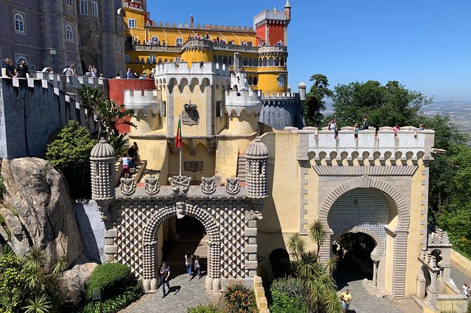 Sintra Cascais Private Tour with Pena Palace and Mouros Castle - Cascais and Boca do Inferno finish the coastal loop