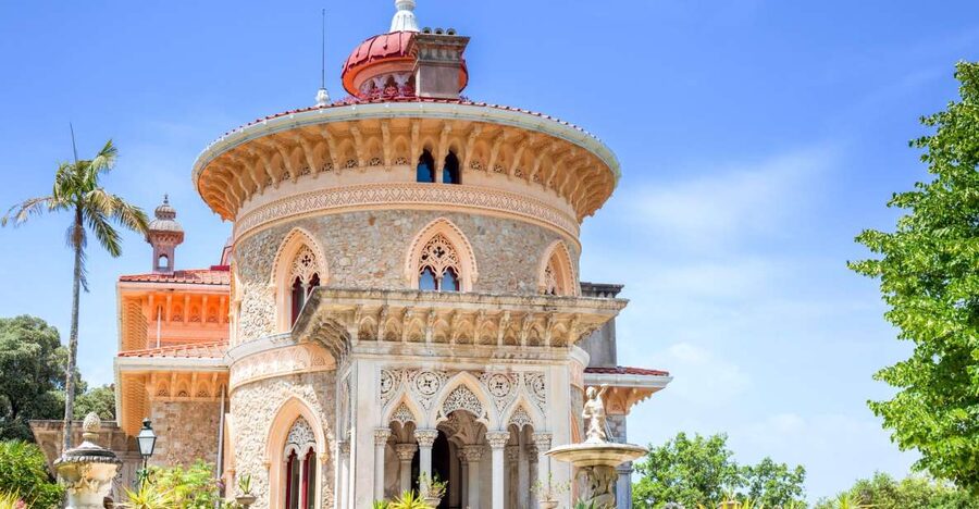 Sintra: Monserrate Palace & Park Ticket - The approach from Sintra and the entrance