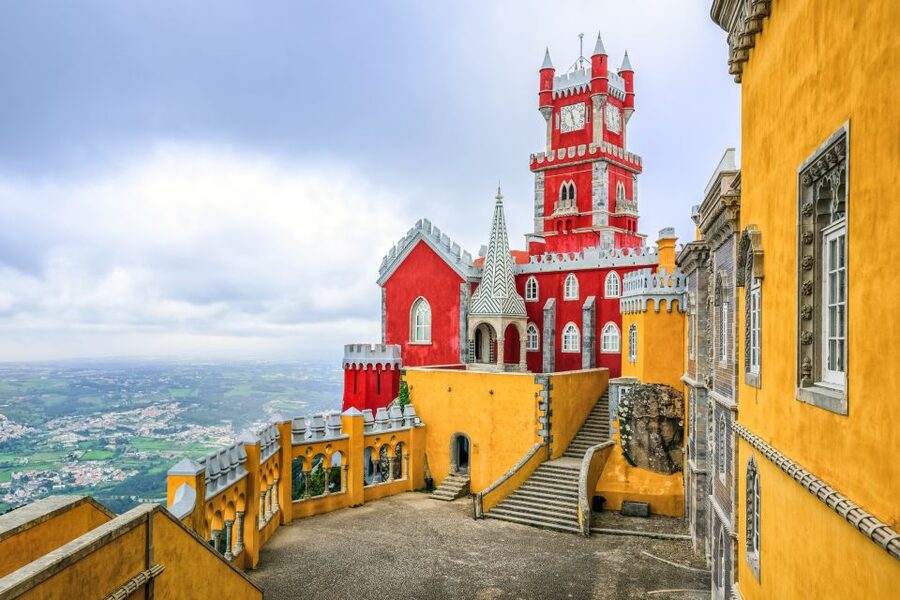 Sintra: Pena Palace and Park Entrance Ticket - Inside the palace: monastery rooms and royal apartments