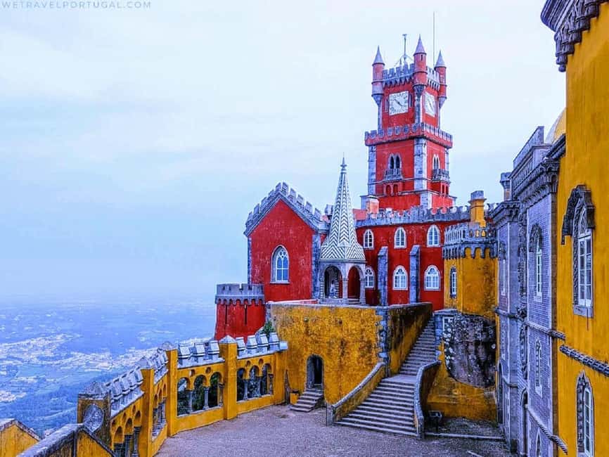 Sintra: Pena Palace, Cabo da Roca & Cascais, Private Tour - Pena Palace mixes fantasy with real mountain views
