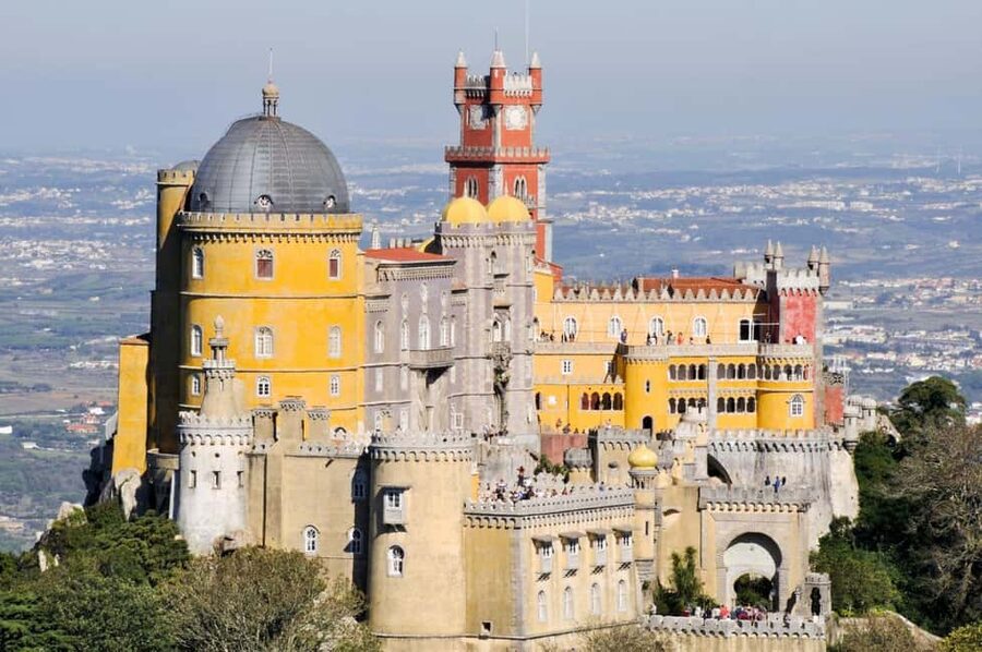 Sintra: Pena Palace Ticket & Digital Tour - Entering the palace with a smartphone ticket