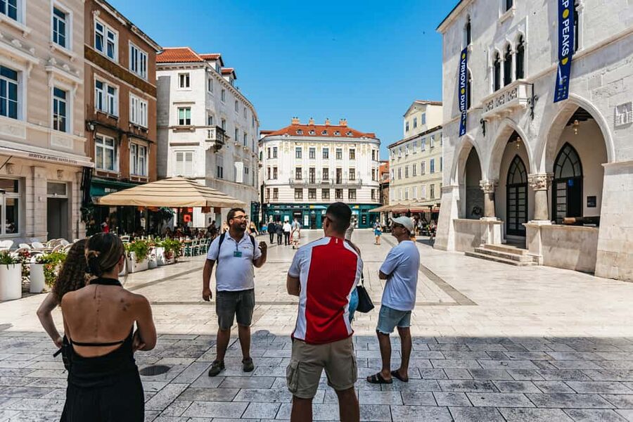 Split: Diocletian Palace & Old Town Guided Walking Tour - Benedictine, Town Hall, and Fruit Square