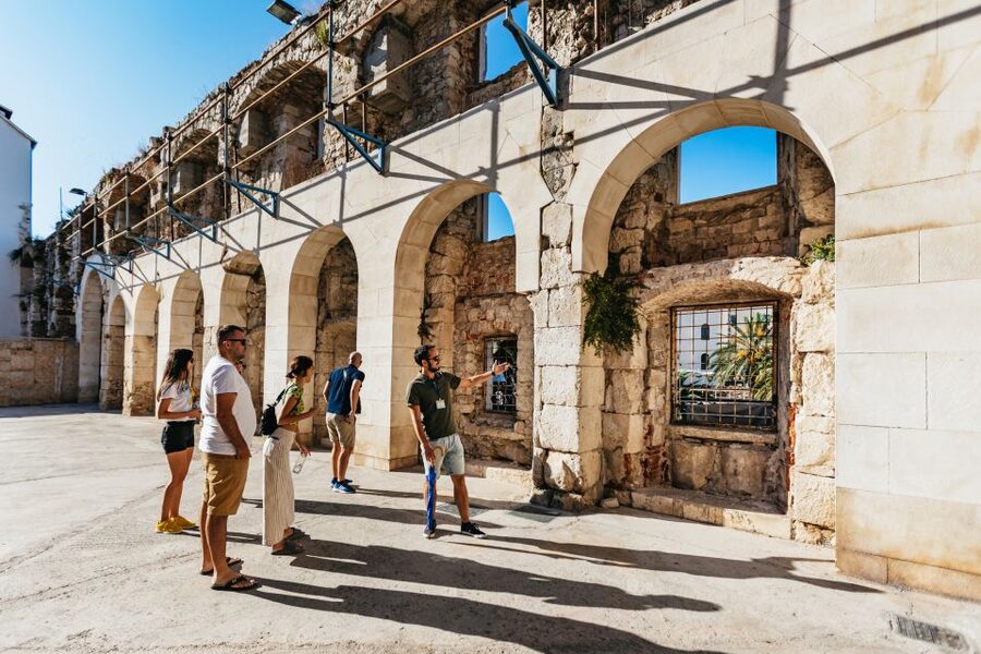 Split: Old Town and Diocletian Palace Walking Tour - Saint Domnius Cathedral and changing religious life