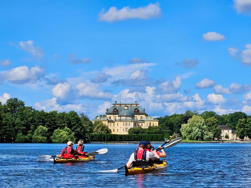 Stockholm: Guided Kayak Tour to Drottningholm Royal Palace - Seeing Drottningholm Palace from the water