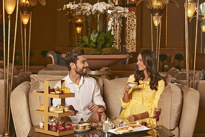 The Emirates Palace Private Afternoon Tea Experience Abu Dhabi - Entering Emirates Palace on West Corniche Road