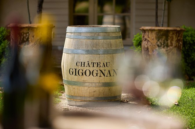 Visit of the cellars of Château Gigognan with tasting - The barrel cellar adds a slower, quieter stop